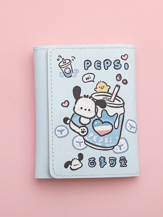 Wholesale Anime Cartoon PU Tri-fold Wallet with Multiple Card Slots Unisex Resale Ready
