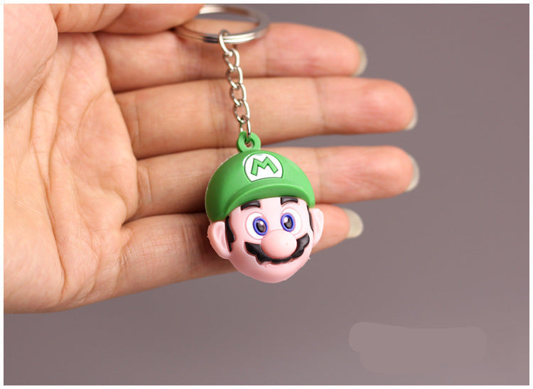 Wholesale  Cartoon key chain PVC silicone pendant doll bag key chain small gift