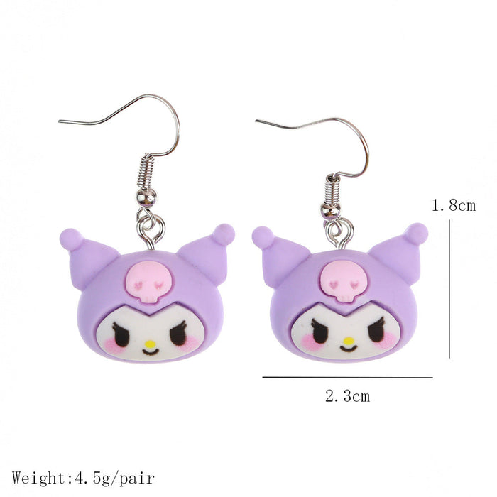 Wholesale Earrings Resin Cute Cartoon Earrings (S) JDC-ES-niqing002