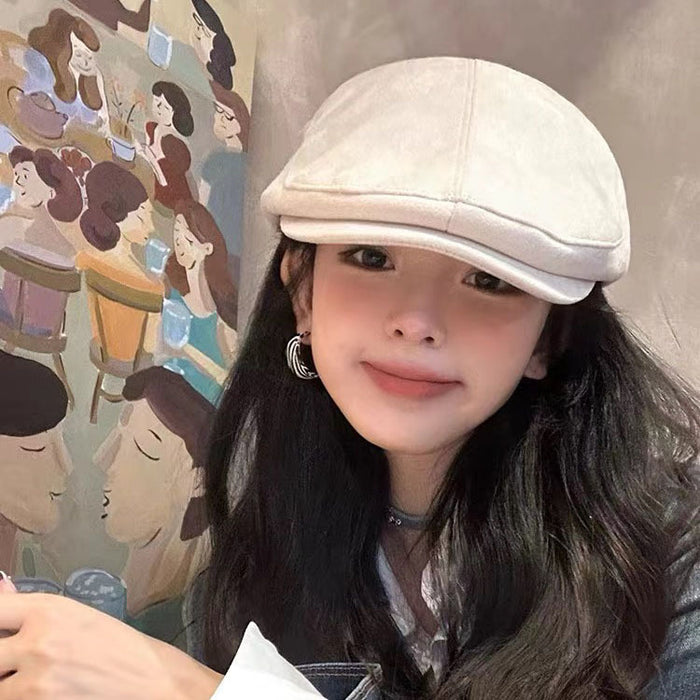 Wholesale Retro British reverse wearing duckbill beret