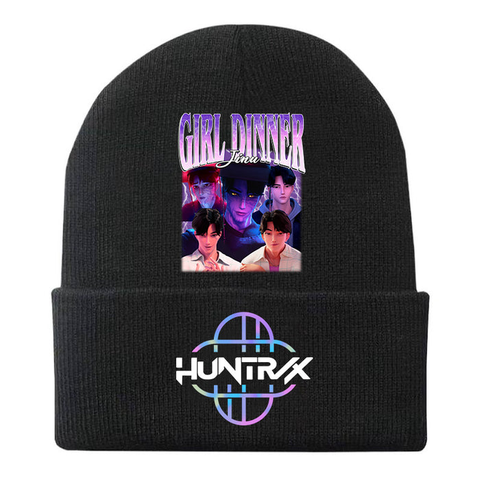 Wholesale Kpop Cartoon knitted hat warm hat