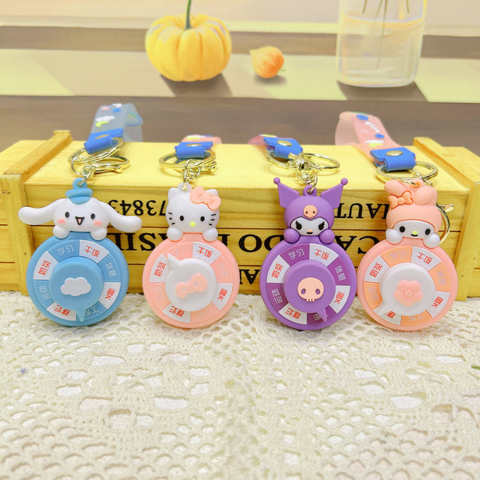 Wholesale  Creative  Keychain Pendant Couple Cartoon Hanging Doll Key Chain Doll