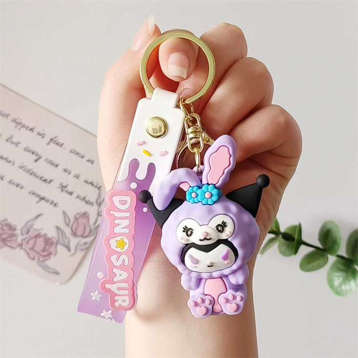 Wholesale Cartoon Silicone Doll Keychain JDC-KC-HaoXi009