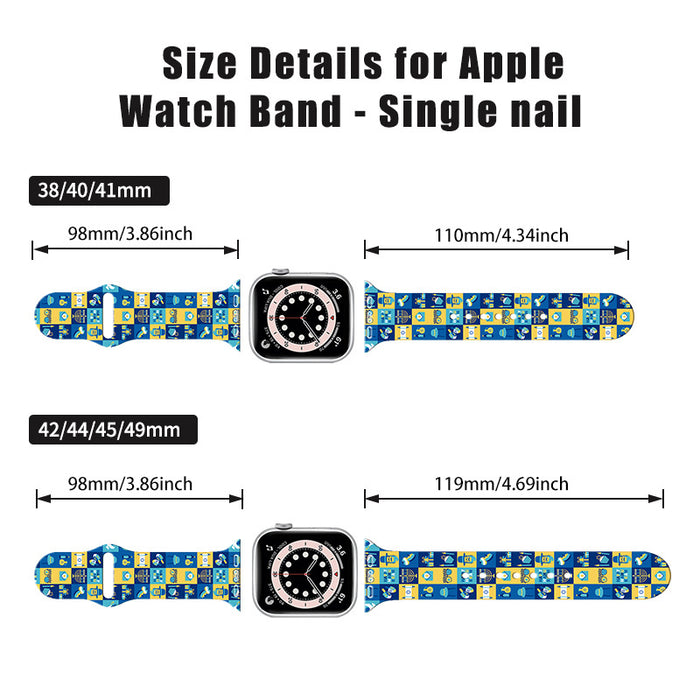Wholesale Printed Silicone Watch Strap Wrist Strap JDC-WD-NuoQi061