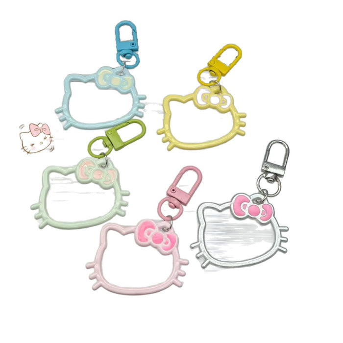 Wholesale Cute cartoon cat paw keychain