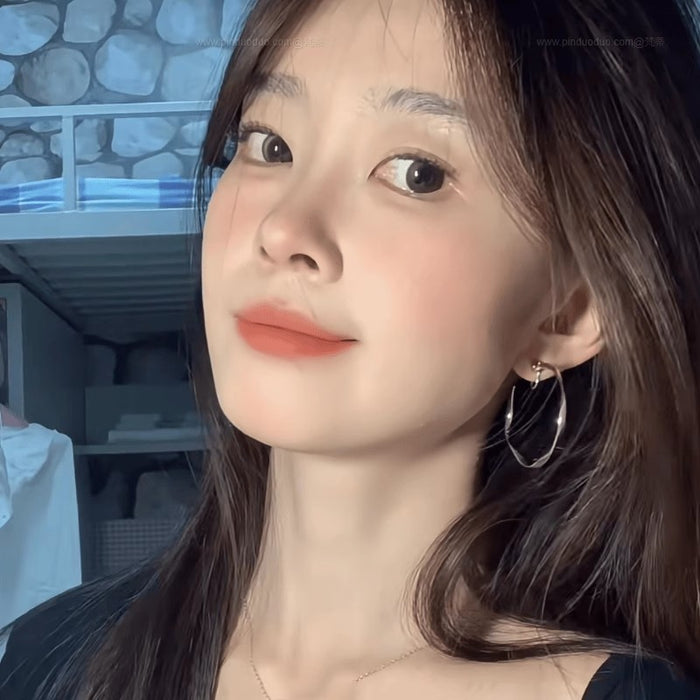 Wholesale Ear clip without ear hole, exaggerated irregular large circle earrings, retro earrings