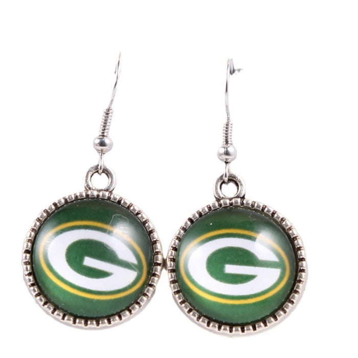 Wholesale Football team earrings jewelry cowboy pirate steel