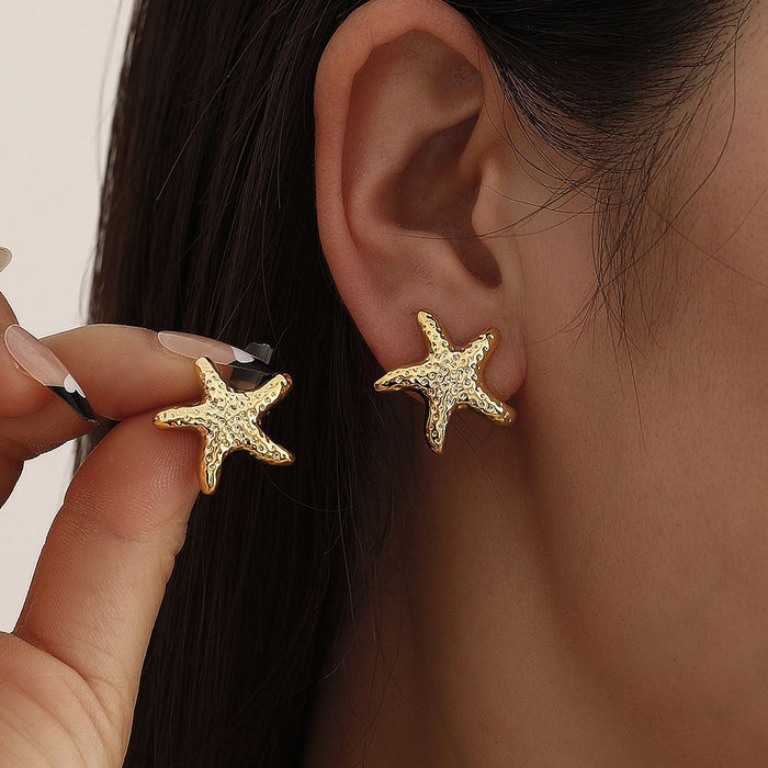 Wholesale Starfish Shell Earrings