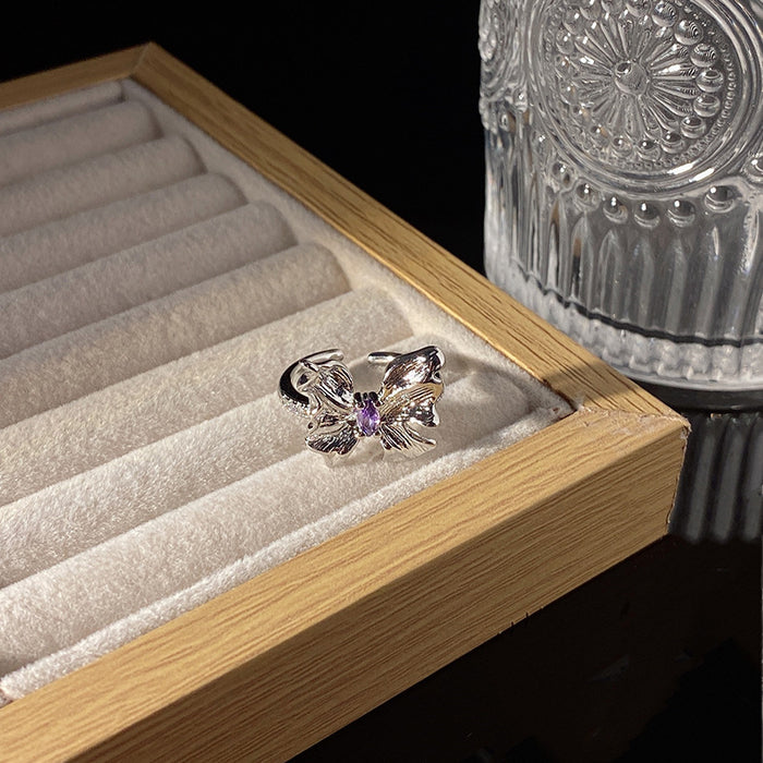 Wholesale Light luxury high-end ring elegant niche personality minimalist versatile ring accessory