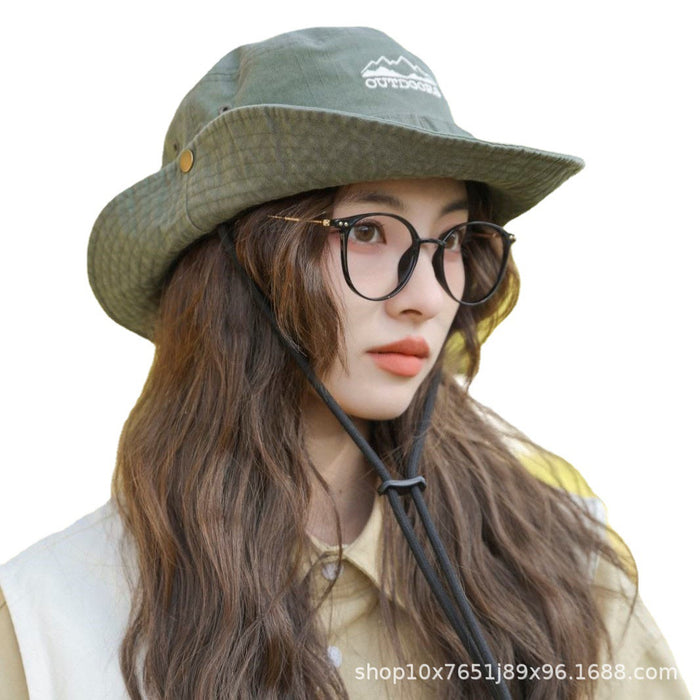 Wholesale Outdoor camping, hiking, new bike riding, windproof, sunshade, sun protection, fisherman hat, casual breathable basin hat