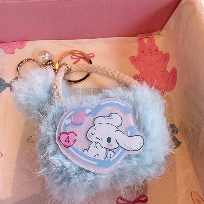 Wholesale Cute Cartoon Plush Coin Purse Pendant Mini Earphone Bag Carry-on Storage Small Bag Couple' s Girlfriend Bag Hanging Ornaments