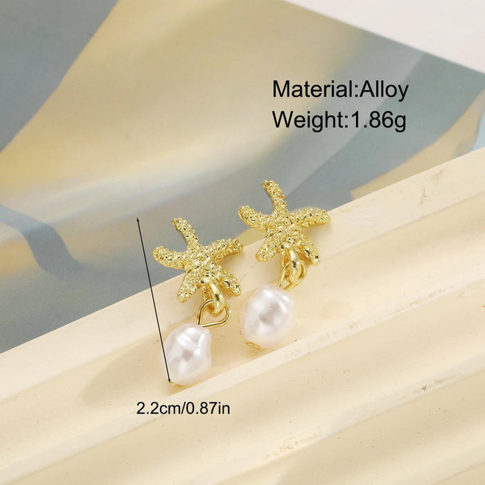 Wholesale Imitation Pearl Pendant Earrings