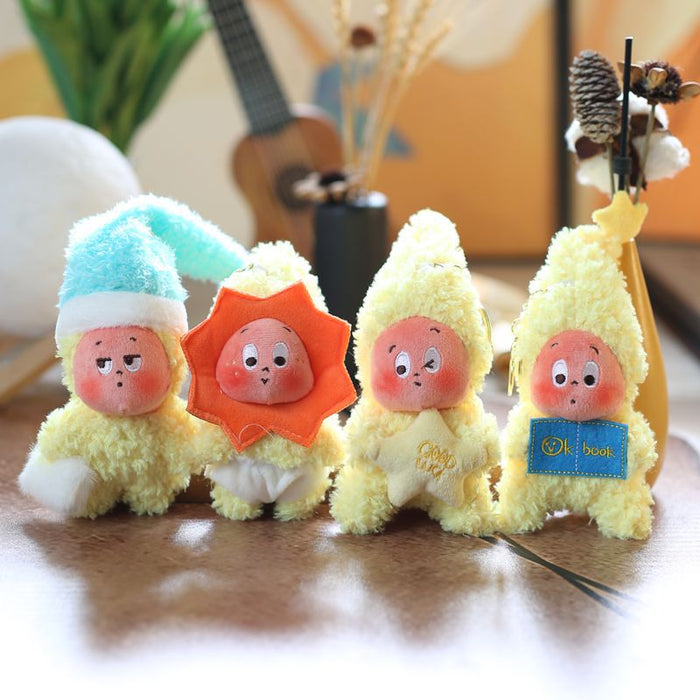 Wholesale Cute Star Small Doll Pendant Plush Toy Doll Bag Pendant Keychain Doll