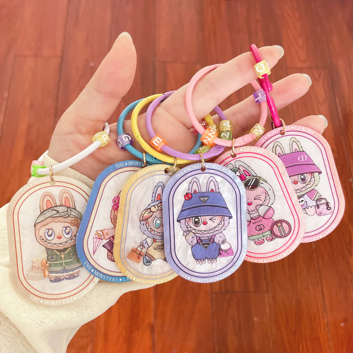 Wholesale Cute Acrylic  Keychain Cartoon Creative  Bag Decoration