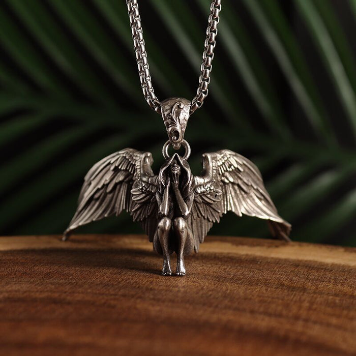 Wholesale  Retro Alloy Cartoon Character Pendant Necklace