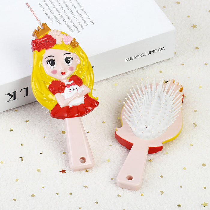 Wholesale Cartoon Plastic Anti-knot Comb JDC-CM-Lany003