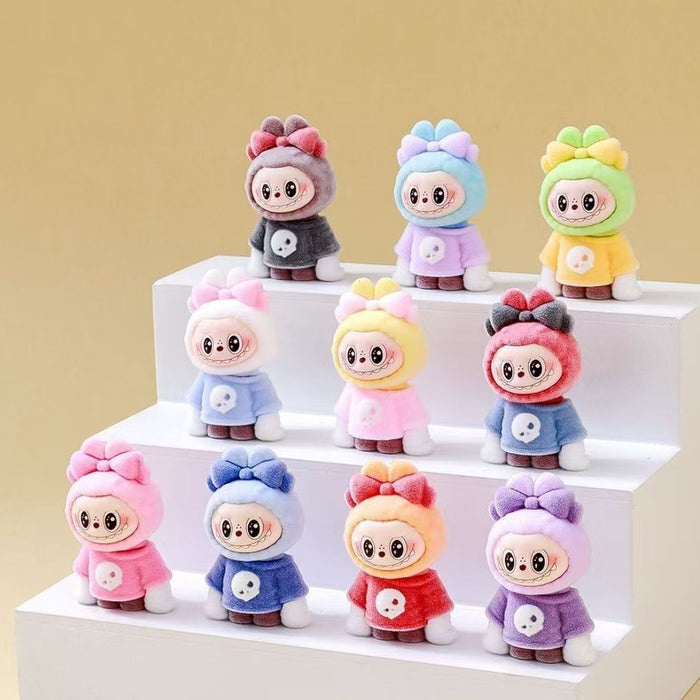 Wholesale 10pcs Flocked costume doll decorations keychains