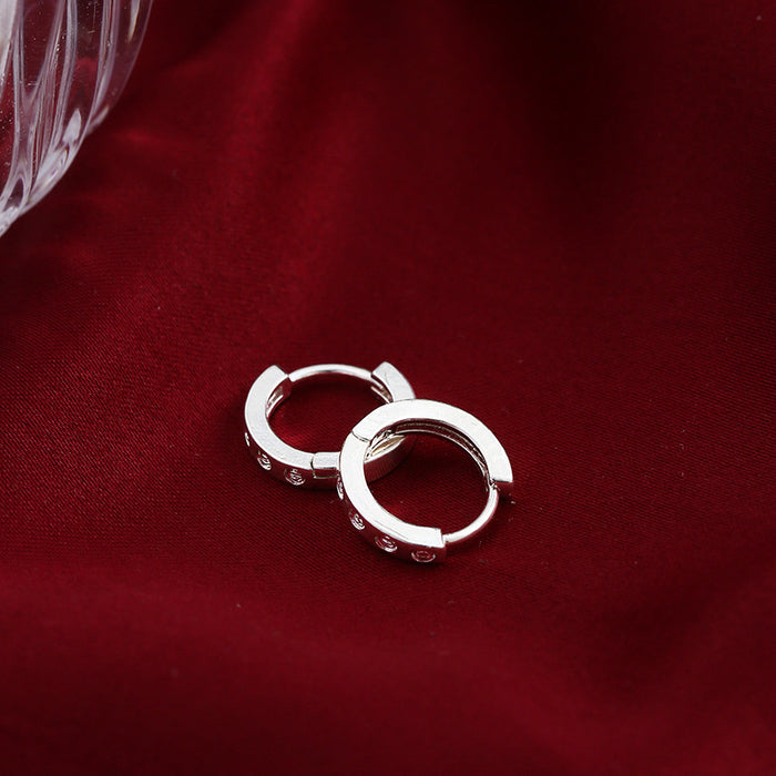 Wholesale Ear Ring silver Ring Earrings Women's Niche Design Earrings