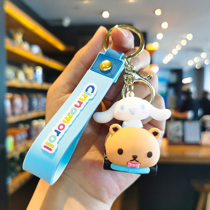 Wholesale Cartoon Silicone Doll Keychain JDC-KC-Tingm300