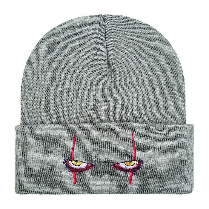 Wholesale Eye Embroidery Knitted Beanie JDC-FH-Shengn014