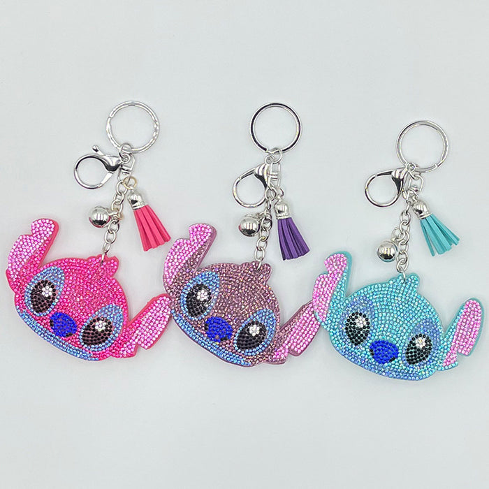 Wholesale Cartoon Character Rhinestone Keychain