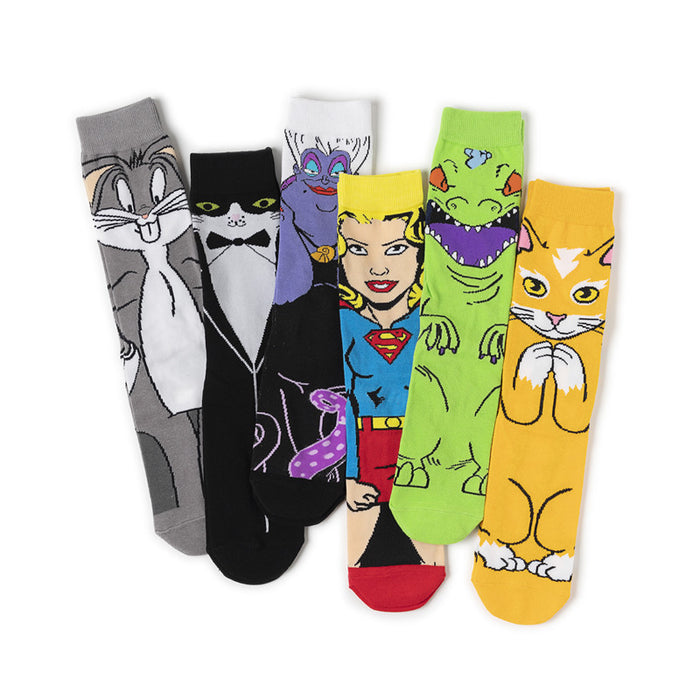 Wholesale Socks Anime Cartoon Socks Personalized Mid Tube Cotton Socks
