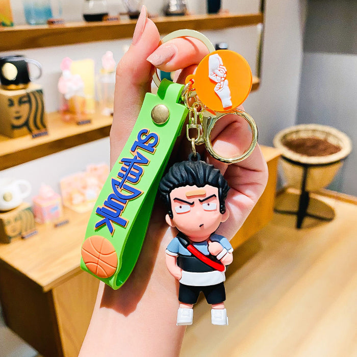 Wholesale Silicone Cartoon Doll Keychain JDC-KC-MingT093