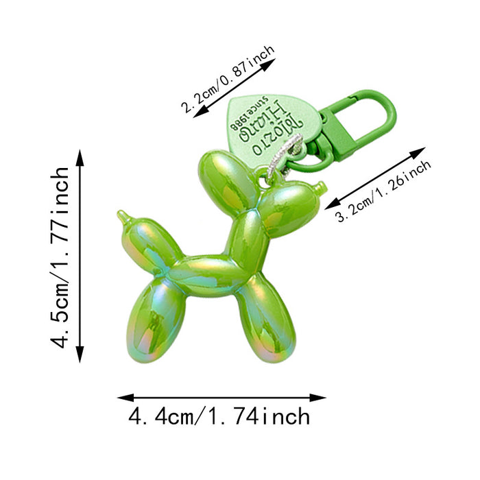 Wholesale Jelly Balloon Dog Pendant Acrylic Keychain Blind Bag Bag Stereo Doll Pendant