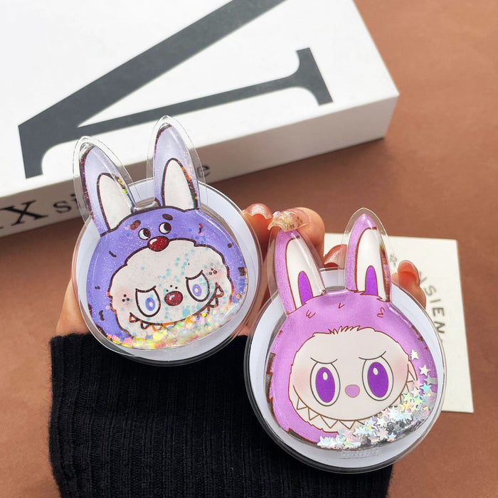 Wholesale Liquid quicksand creative lazy desktop Phone  stand