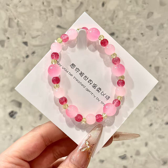 Wholesale New sweet bracelet with niche design, student style bracelet gift