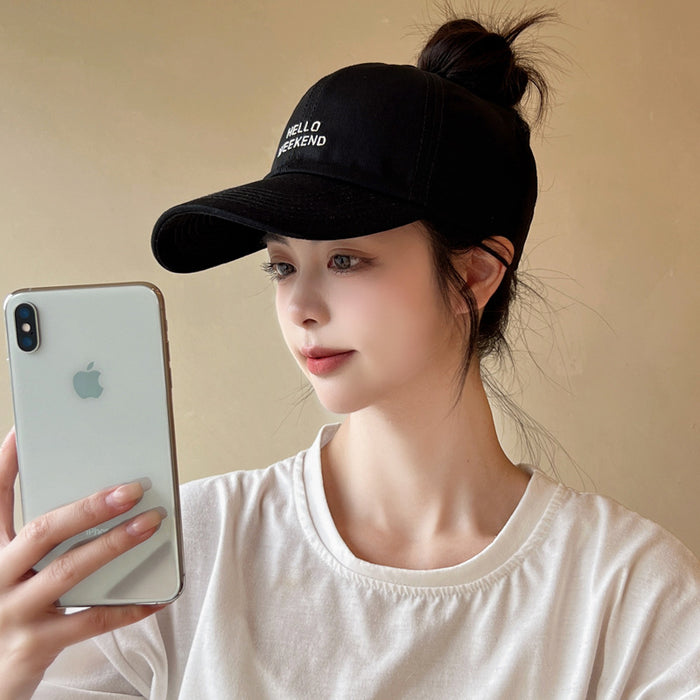 Wholesale Hat summer empty top running duckbill cap baseball cap sunshade sun hat