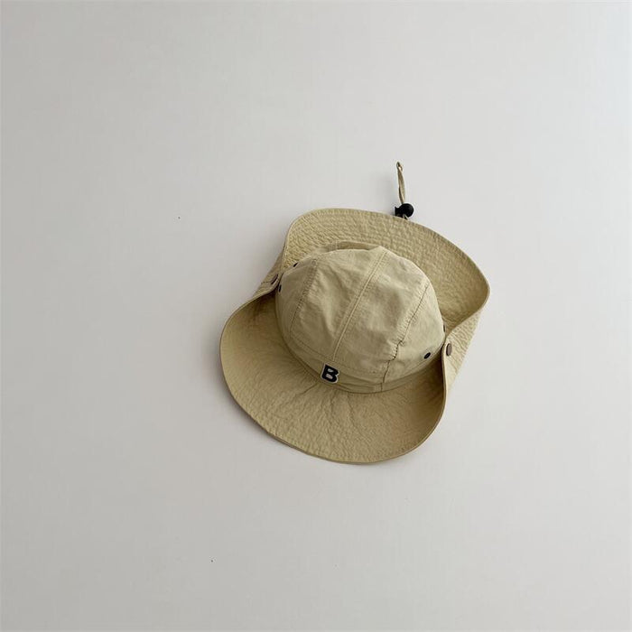 Wholesale Letter Large Eaves Children's Fisherman Hat Sunshade