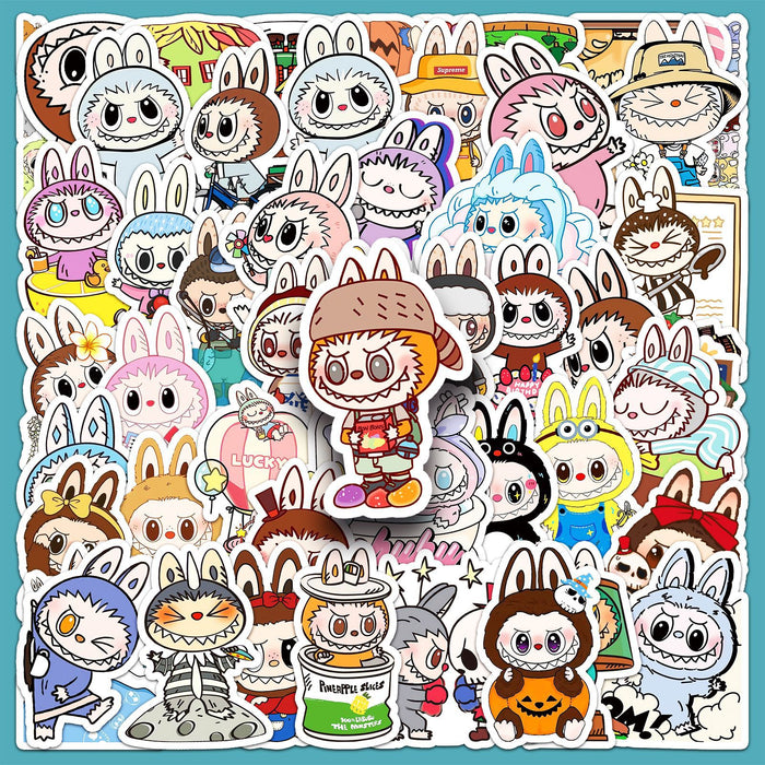 Wholesale 50pcs Graffiti Stickers Cartoon Cute Decoration Decorative Notebook Phone Case Stickers