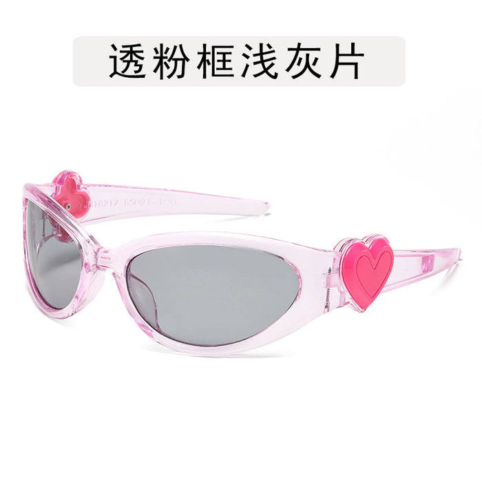 Wholesale Love Sunglasses Millennium Style Peach Heart Spicy Girl Glasses Sunglasses