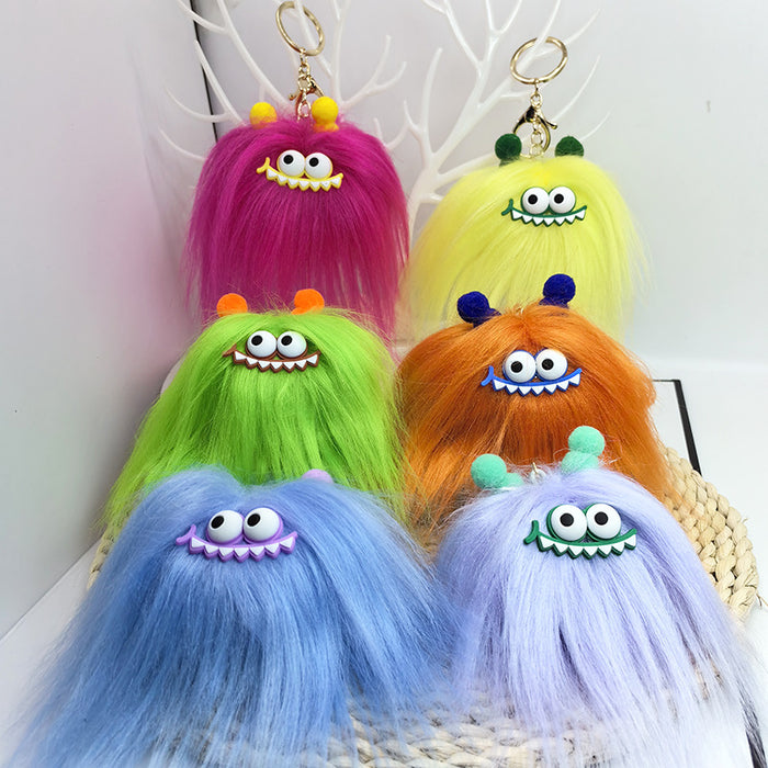 Wholesale Cartoon keychain, stuffed toy bag, pendant, plush doll ornament