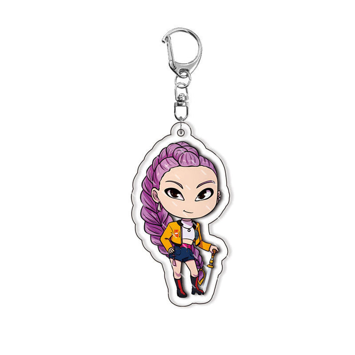 Wholesale Kpop Anime peripheral cute keychain