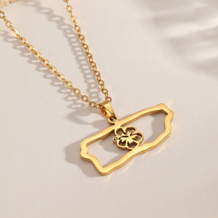Wholesale Stainless Steel Frog Gold Waterproof Necklace