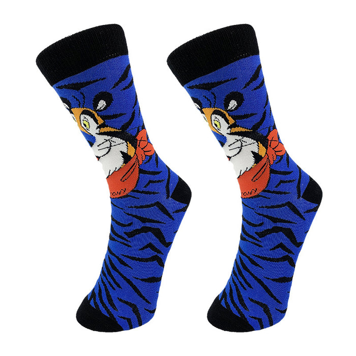 Wholesale Cotton Mid-tube Cartoon Letter Socks JDC-SK-YiYan066