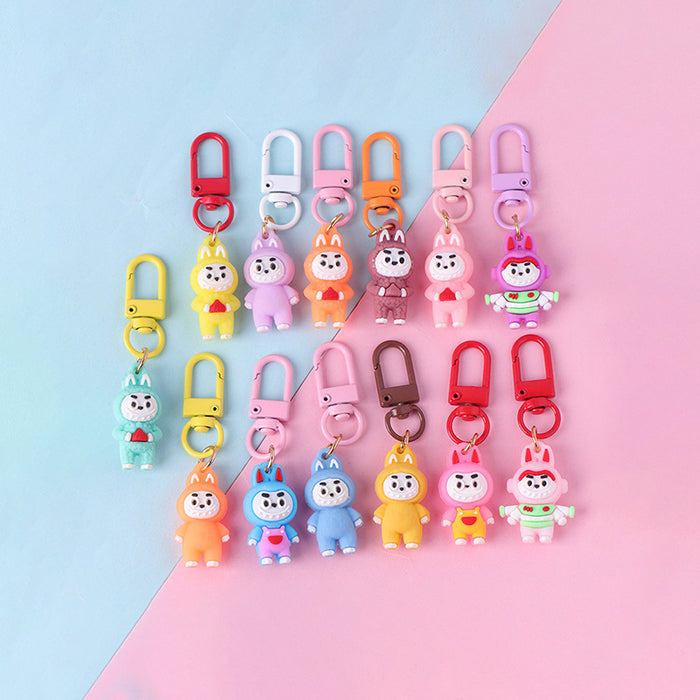 Wholesale Couple Cartoon Backpack Keychain