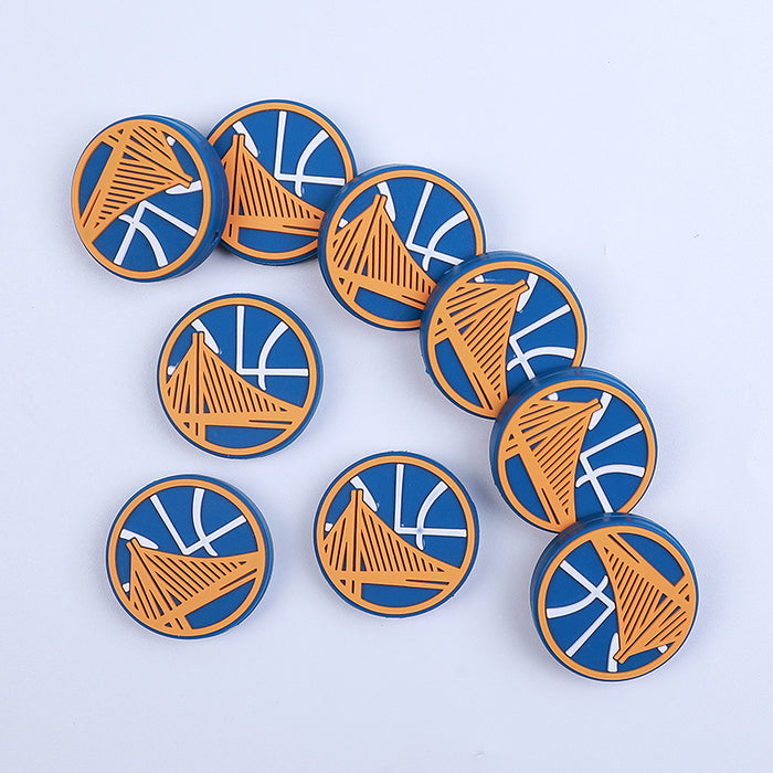 Wholesale 20pcs Basketball Silicone Beads JDC-BDS-HeX058