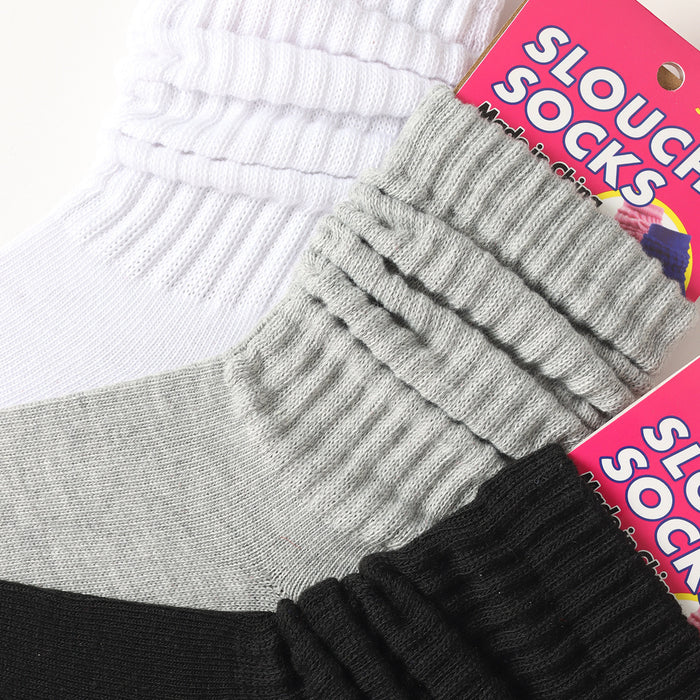 Wholesale Women's solid color socks, mid tube socks, pile socks