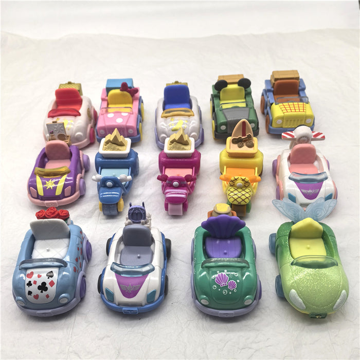Wholesale Random 30pcs PVC Cartoon Shaped Toy Car JDC-FT-ZiX001