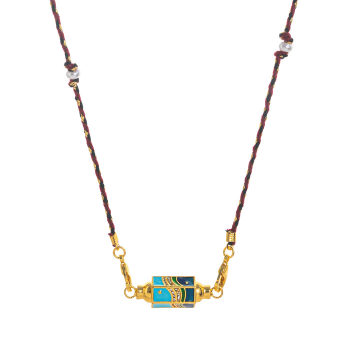 Wholesale Valentine' s Day Colorful Tarot Card Necklace