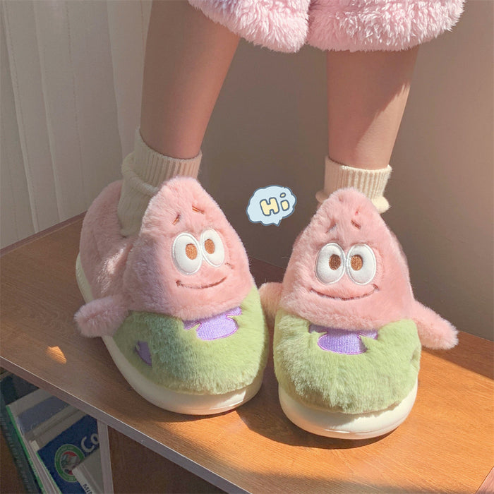 Wholesale Plush Cartoon Cotton Slippers (F) JDC-SP-RongHe002