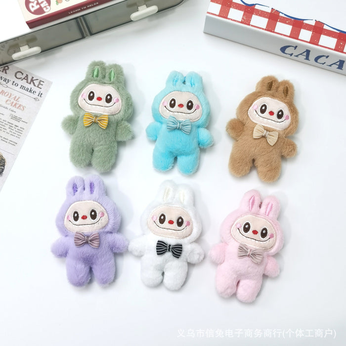 Wholesale Cartoon Cute Cloth Pendant Rabbit Plush Brooch Doll Doll Small Gift Clothing Accessories