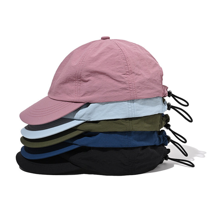 Wholesale Baseball cap, outdoor duckbill cap, sunshade, sun protection, drawstring adjustment, quick drying waterproof hat