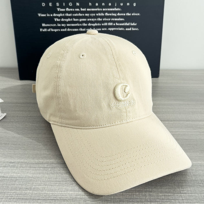Wholesale Wide brimmed hardtop baseball cap for women, versatile for all seasons, fashionable and casual street shading duckbill hat