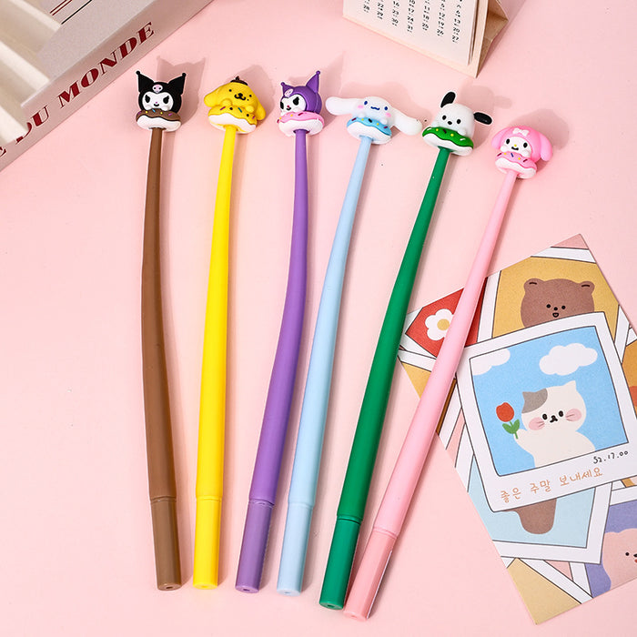 Wholesale New cute rocking music neutral pen cartoon gift pen black