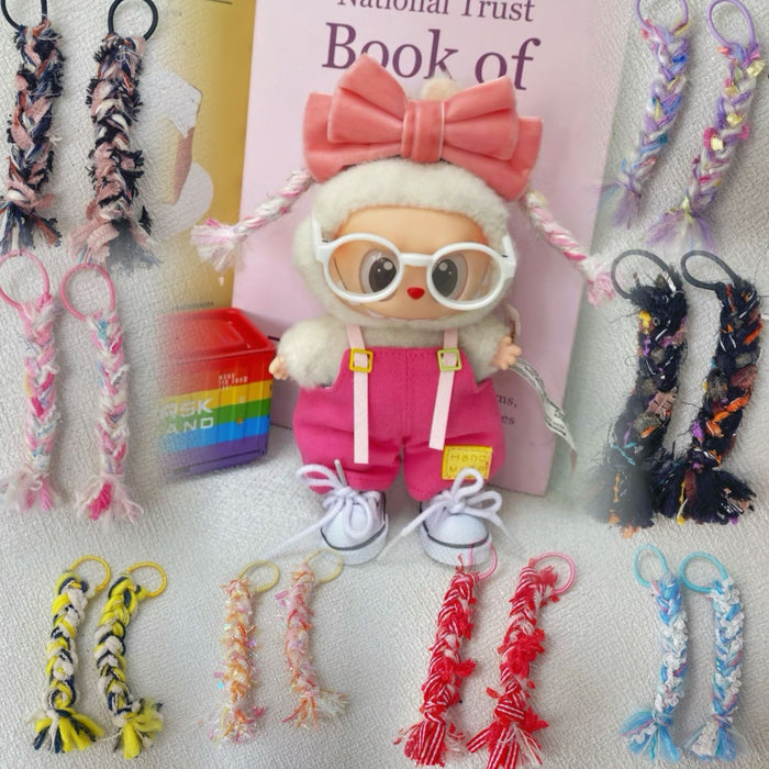 Wholesale Multi-color yarn braided braids for dolls