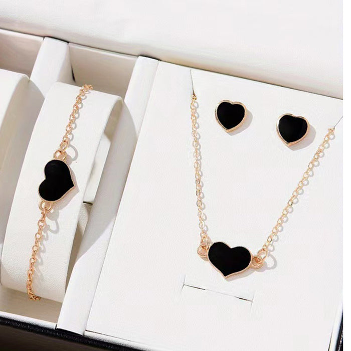 Wholesale Love Necklace Set Alloy Oil Drop Necklace JDC-NE-YG003